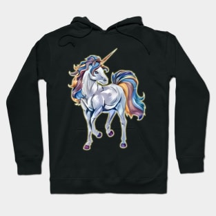 majestic fabulous af unicorn for unicorn lovers birthday decoration gift Hoodie